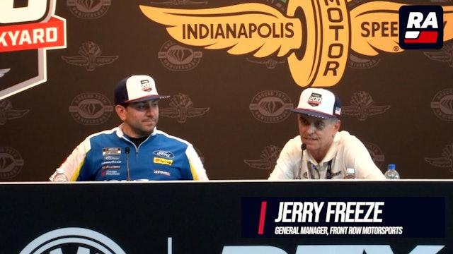 Jerry Freeze-Travis Peterson Indianapolis Post-Race Press Conference