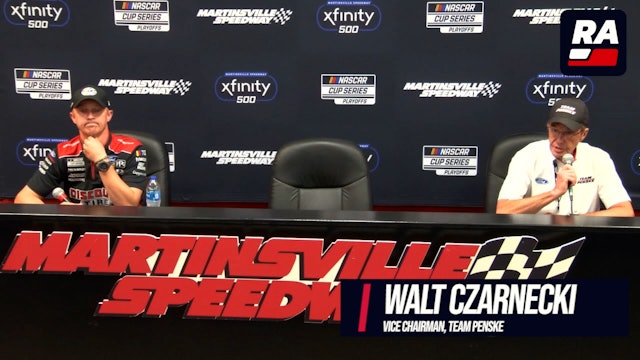Jonathan Hassler-Walt Czarnecki Martinsville Speedway Post-Race Press Conference