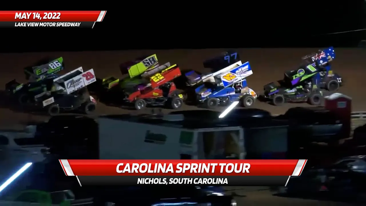 Highlights - Carolina Sprint Tour at Lake View Motor Speedway - 5.14.22 ...