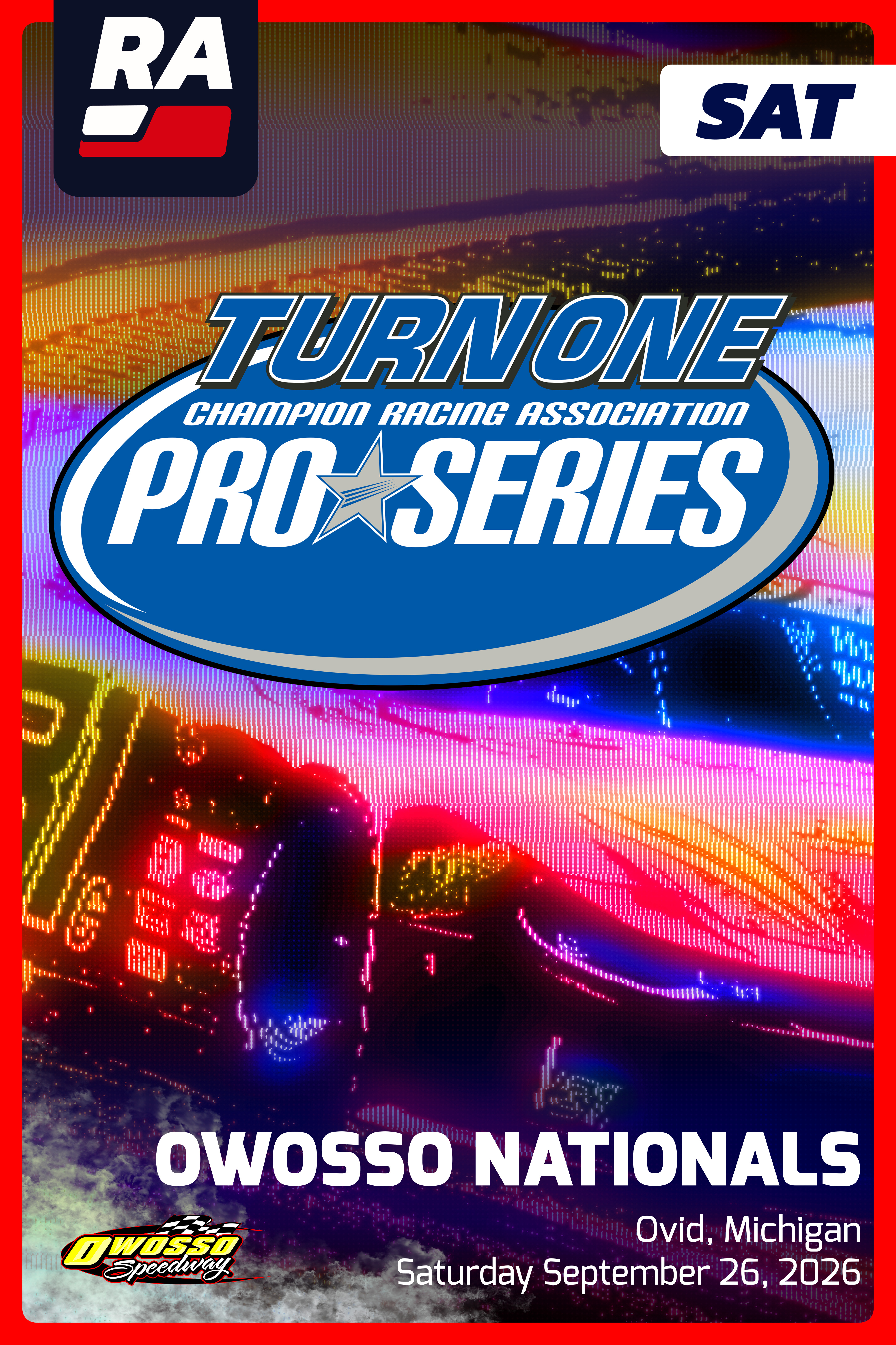 SUB 9.26.26 - CRA Pro Late Model Series / Owosso Nationals SATURDAY at Owosso (MI)