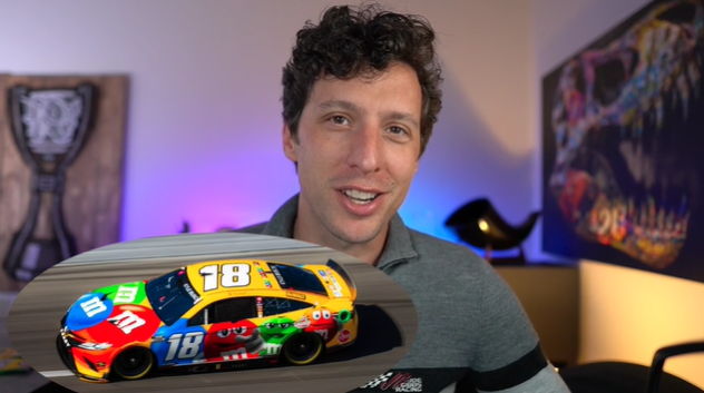 Let's Draw Race Cars! With Boris - Kyle Busch's #18 M&M's Race Car - Ep.1