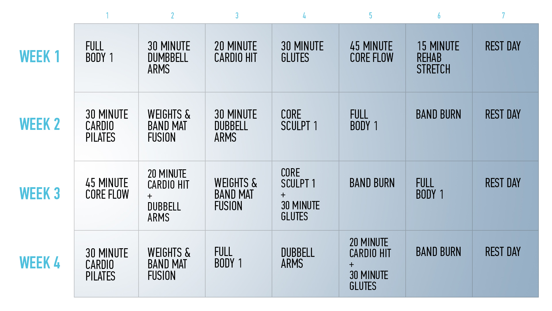 Welcome to your 4 Week Reset Challenge!