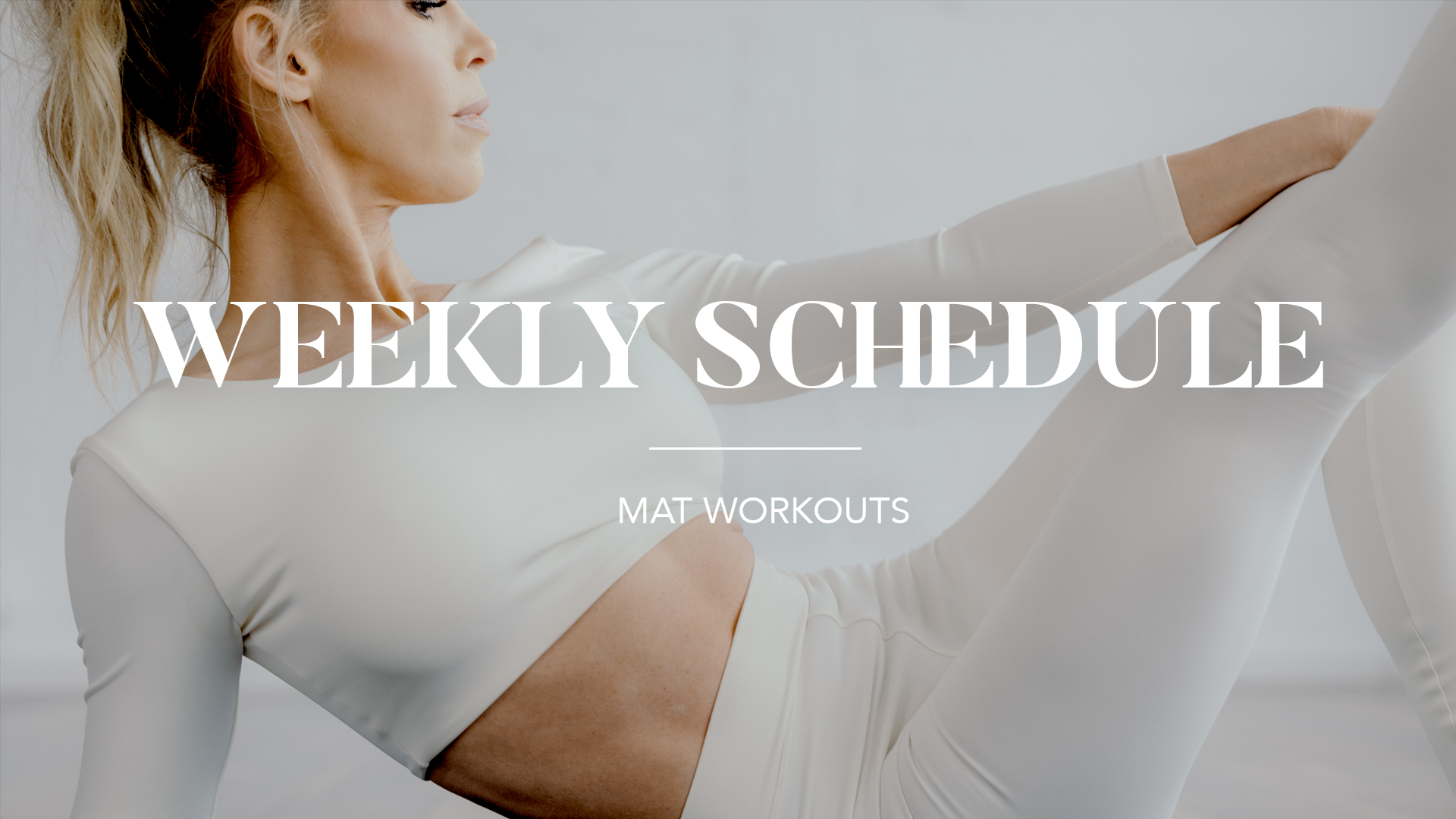 WEEKLY SCHEDULE | MAT