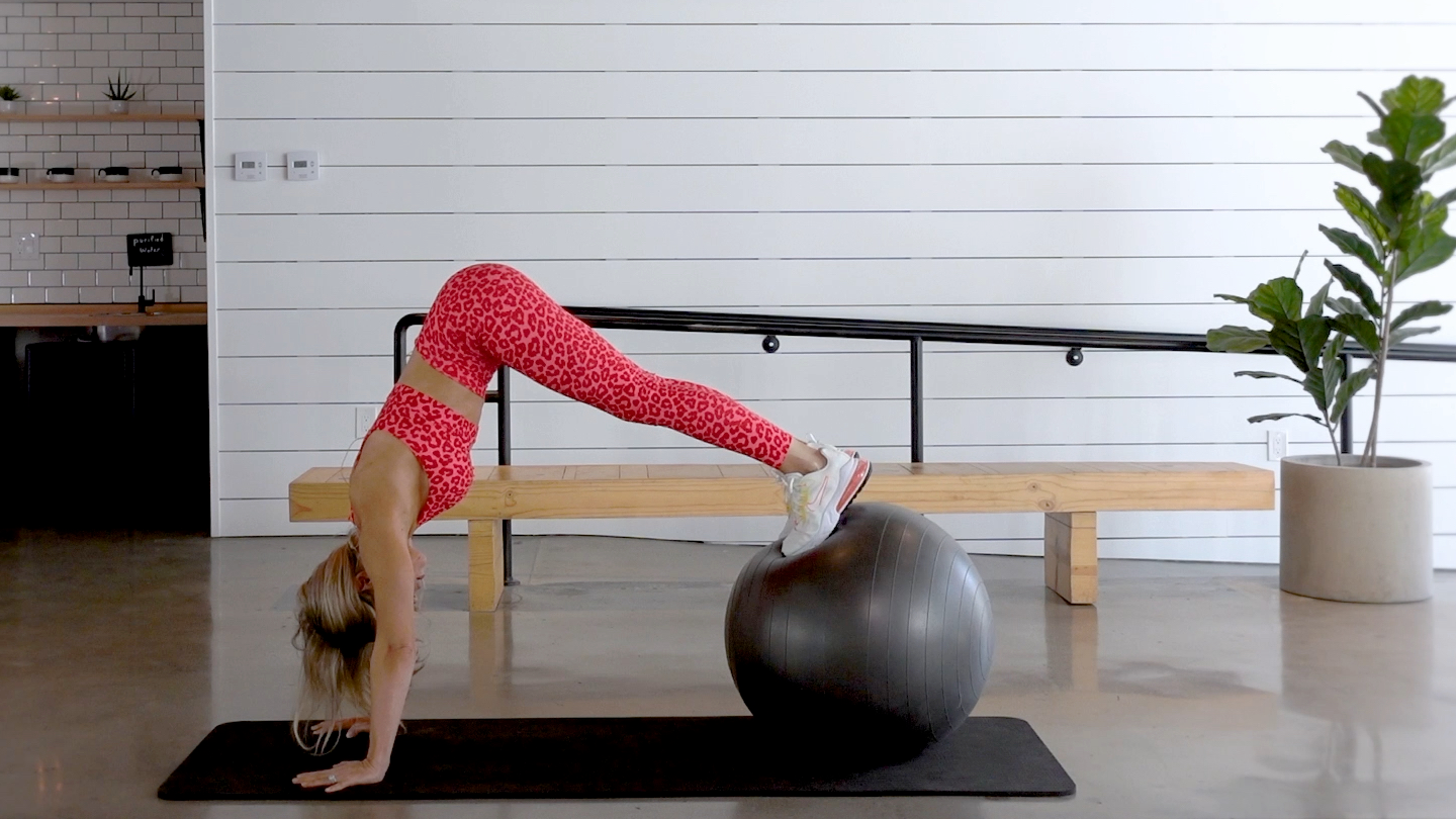 Large Stability Ball Sculpt