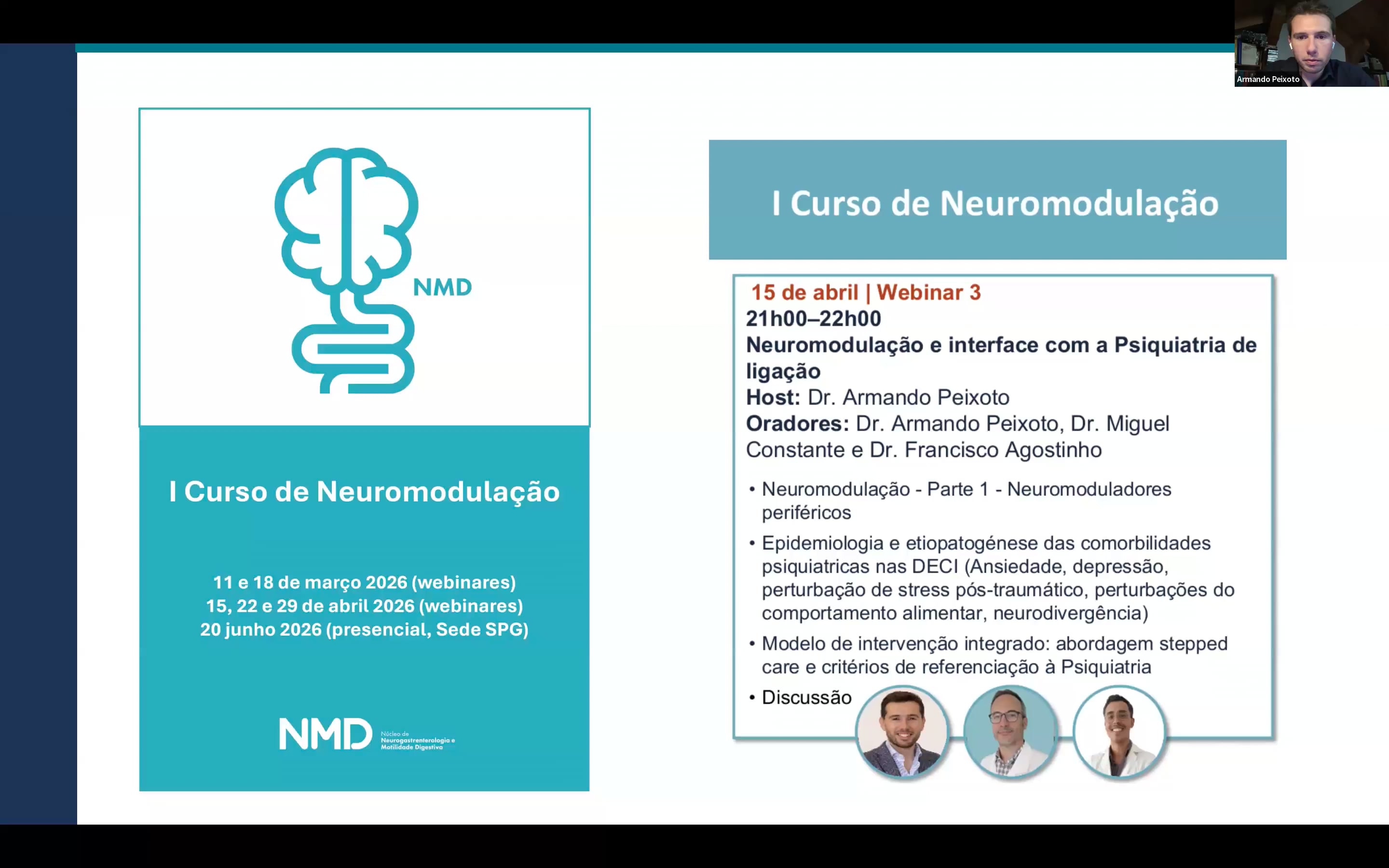 Webinar 3 - Curso de Neuromodulação