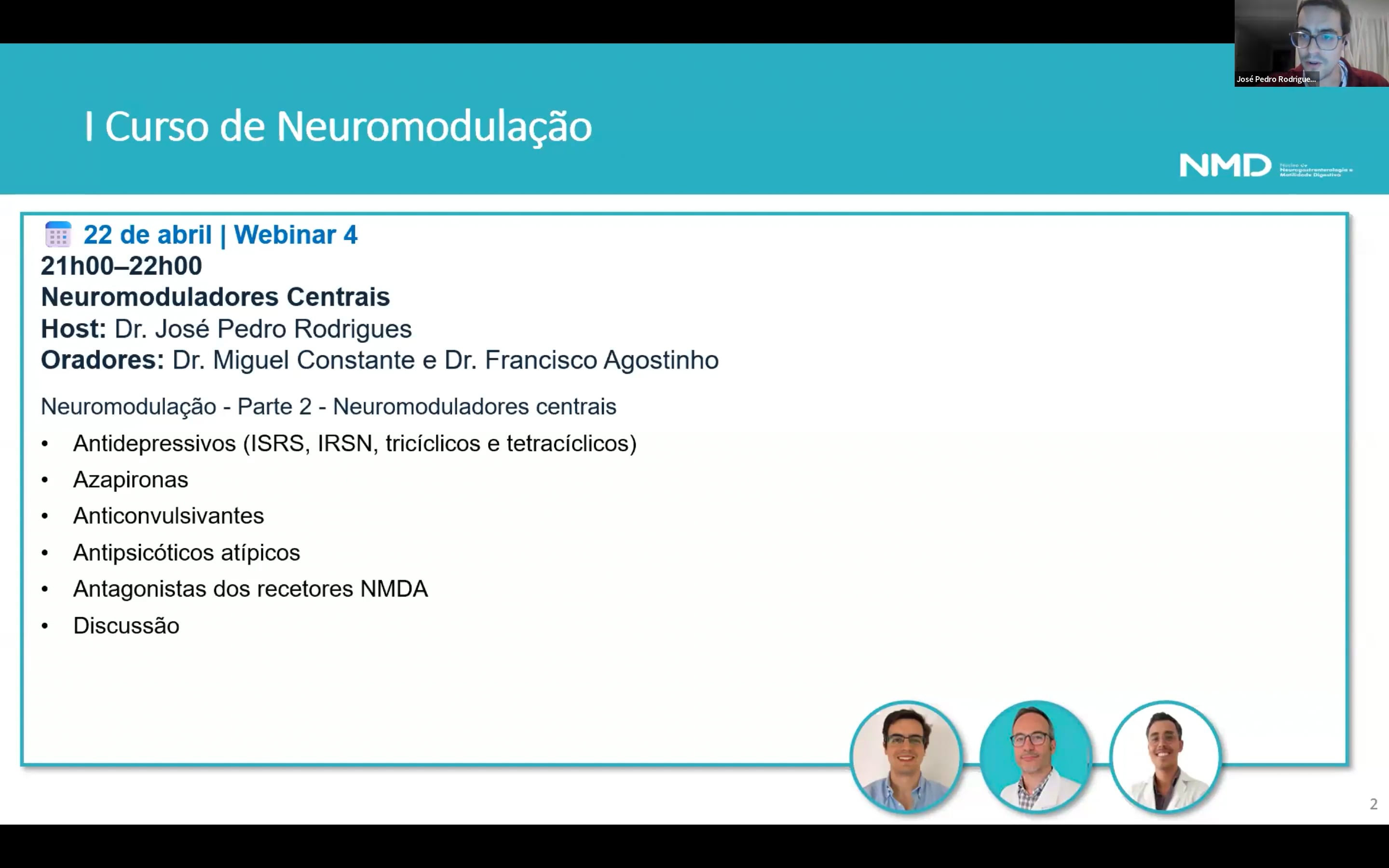 Webinar 4 - Curso de Neuromodulação