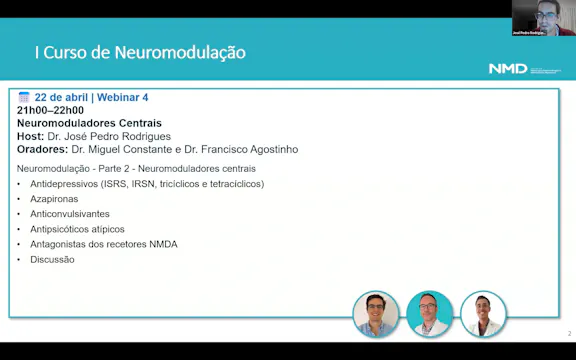Webinar 4 - Curso de Neuromodulação