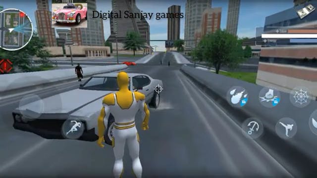 Spider rope hero Fighting game - Spider man games - Android iOS gameplay