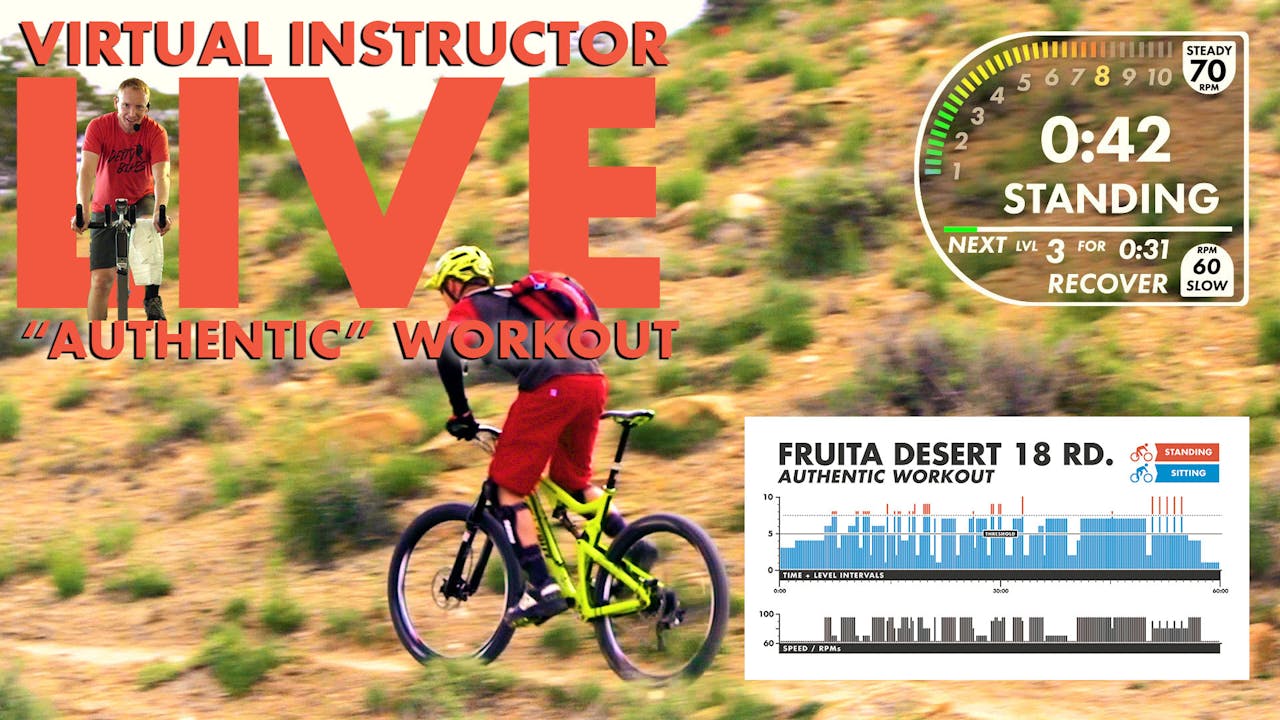 Fruita Desert AUTHENTIC W/ Live Virtual Instructor