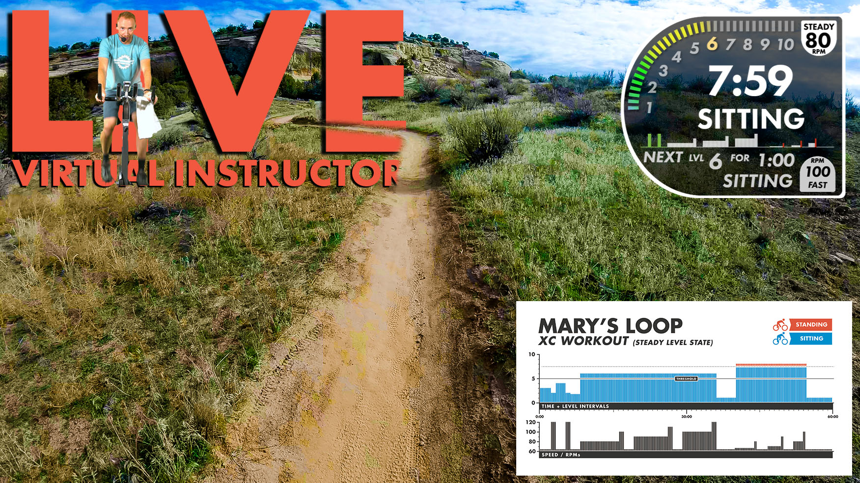 Mary's FPV XC Workout W-VIRTUAL INSTRUCTOR