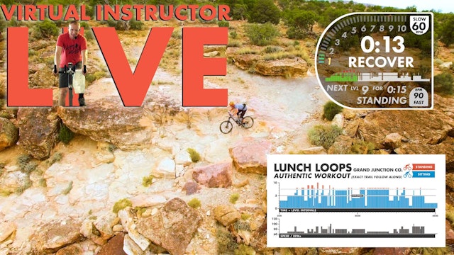 Lunch Loops Authentic Workout Virtual Instructor Live W/Eric
