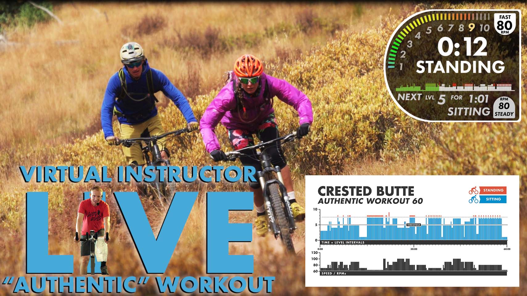 Crested Butte Authentic Workout W-Virtual Instructor