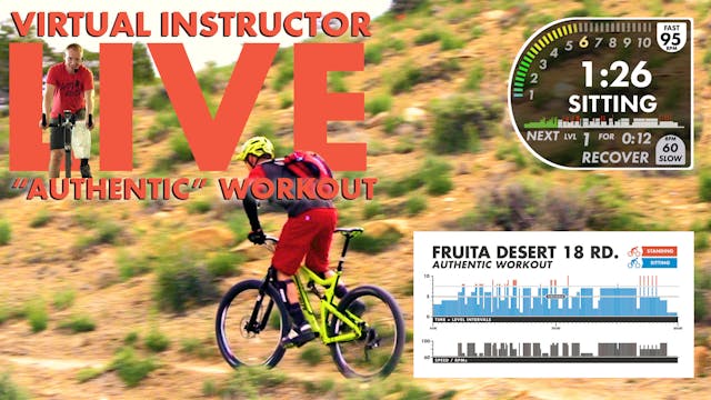 Fruita Desert * AUTHENTIC W/ Live Virtual Instructor