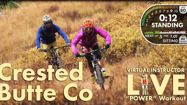 VIRTUAL INSTRUCTOR Crested Butte POWER - Workout Studio Use