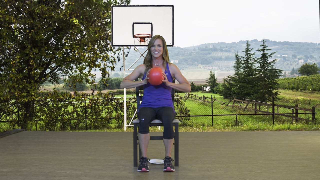 Basketball Movements - Chair Fitness Workouts - Spiro100 - At Home Fitness  for Older Adults