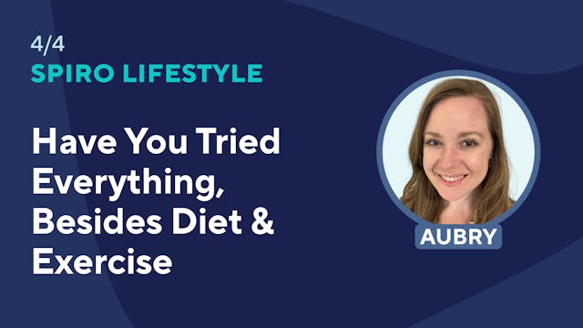 Have You Tried Everything, Besides Di...