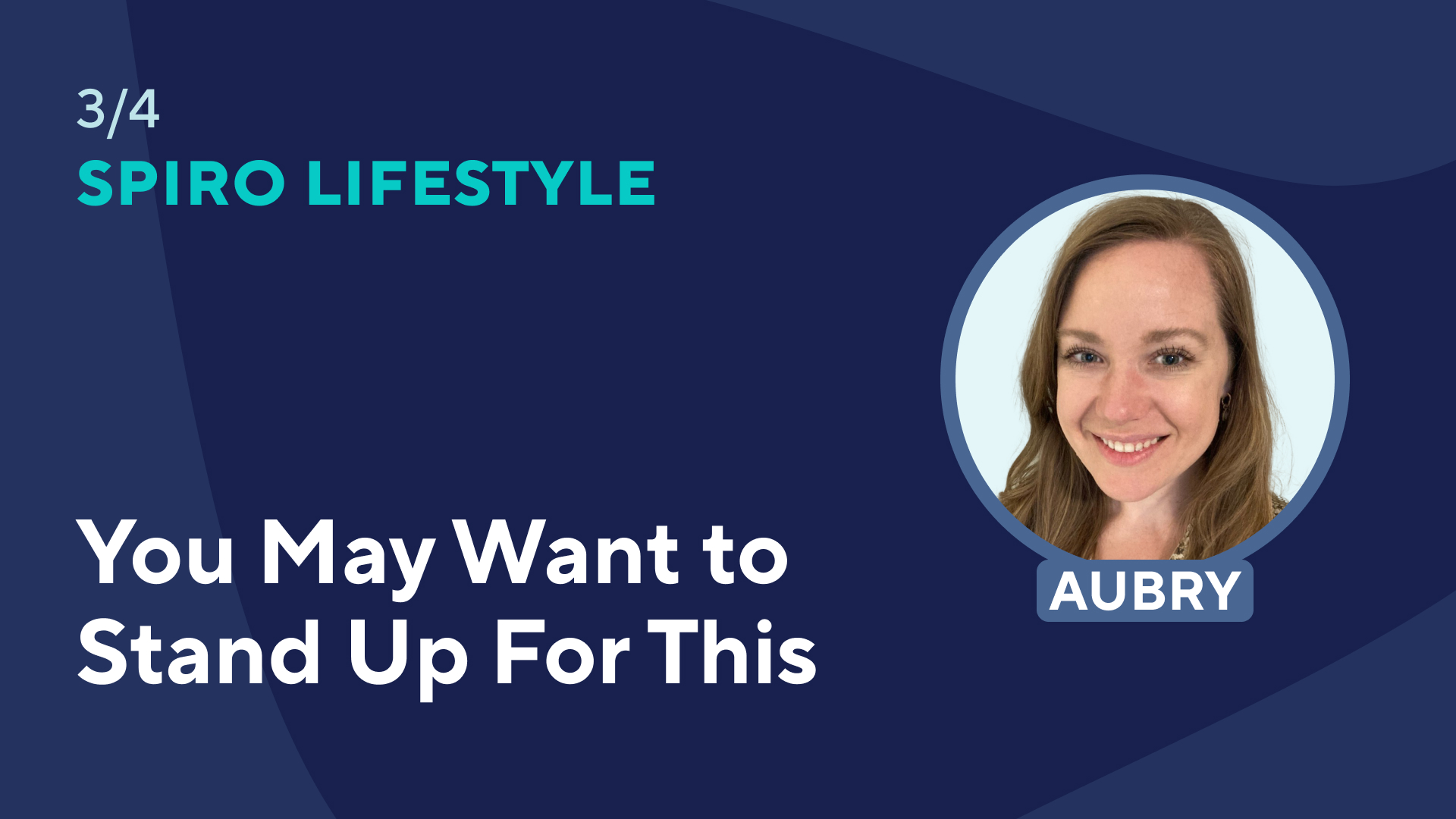 You May Want to Stand Up For This