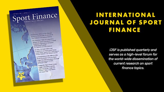 International Journal of Sport Fiance...