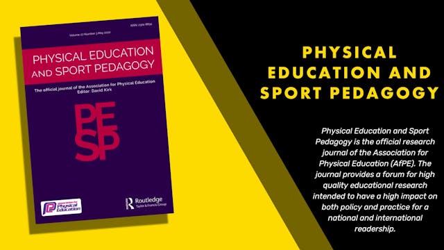 Physical Education and Sport Pedagogy 