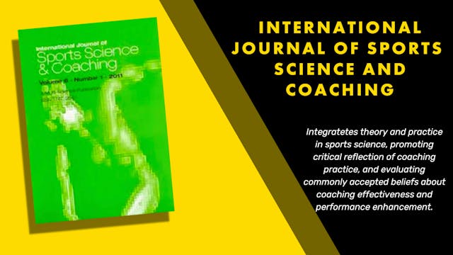 International Journal of Sports Scien...