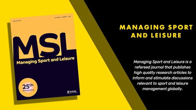 Managing Sport and Leisure (MSL)