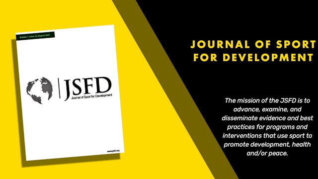 Journal of Sport for Development (JSFD)