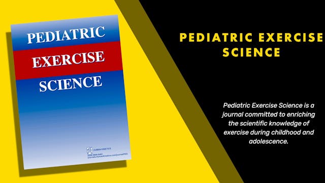 Pediatric Exercise Science (PES)