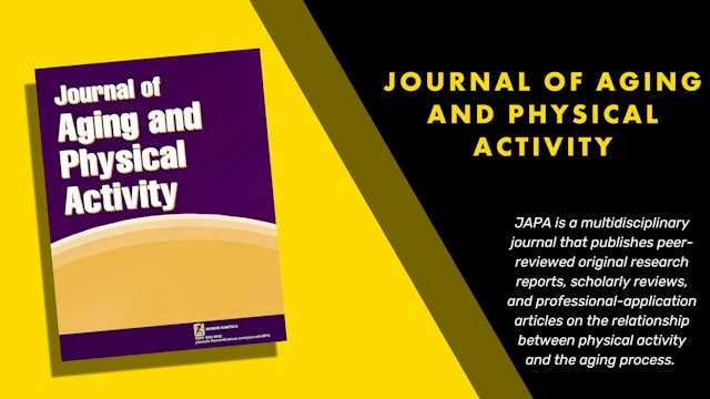 Journal of Aging and Physical Activit...