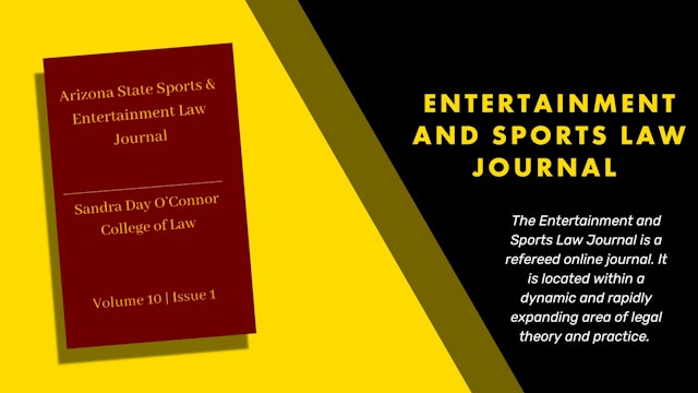 Entertainment and Sports Law Journal 