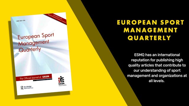 European Sport Management Quarterly (...