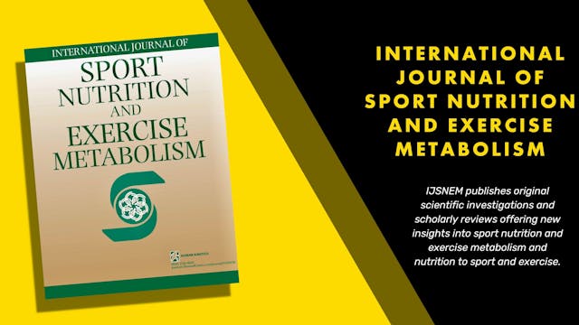 International Journal of Sport Nutrit...