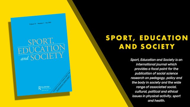 Sport, Education and Society 
