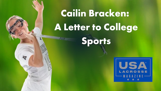 Cailin Bracken: A Letter to College Sports