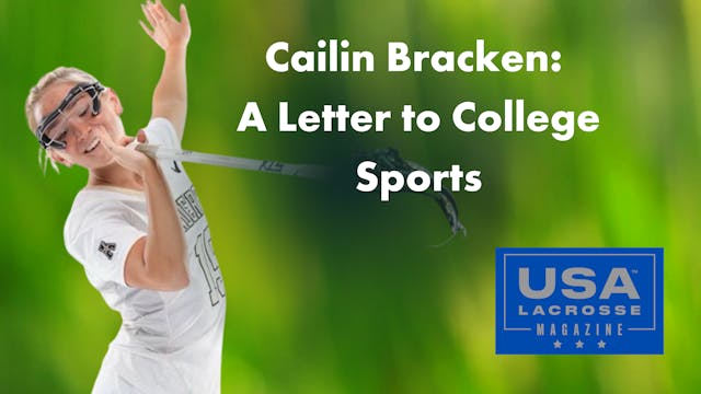 Cailin Bracken: A Letter to College S...