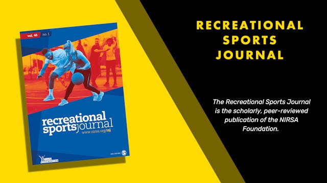 Recreation Sports Journal (RSJ)