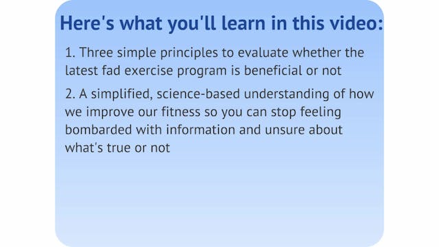 Science of Exercise: How We Improve F...