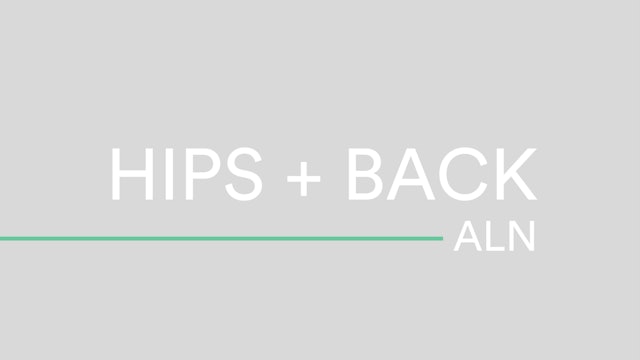 RECOVER ALN - Hips + lower back focus with Brooke