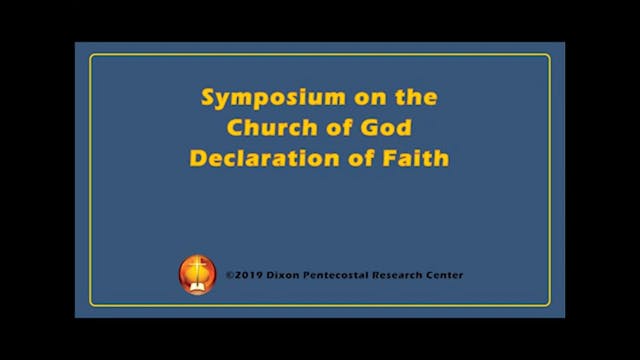 Church of God Declaration of Faith: A...