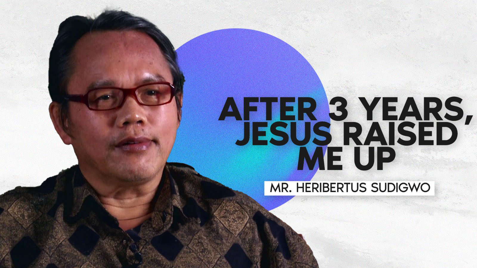 AFTER 3 YEARS IN BED, JESUS RAISED ME UP