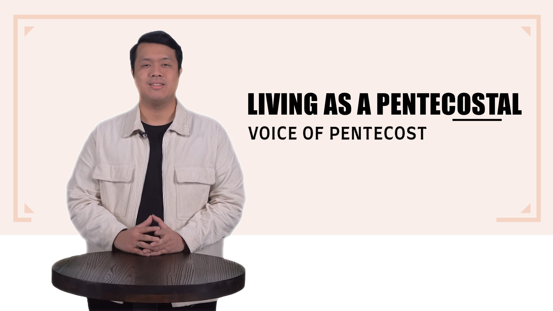 Prophetic Preaching - LIVING AS A PENTECOSTAL 
