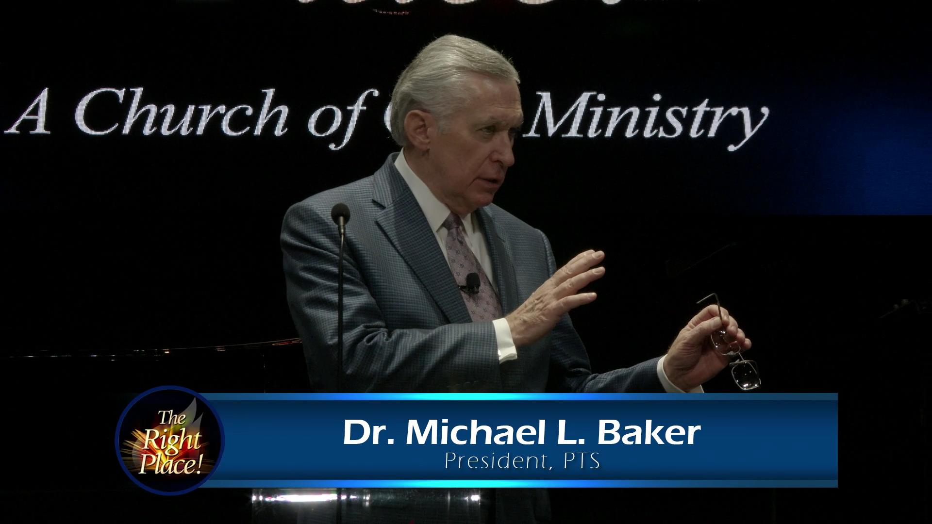 PTS Chapel - August 28 2024 - Michael L. Baker