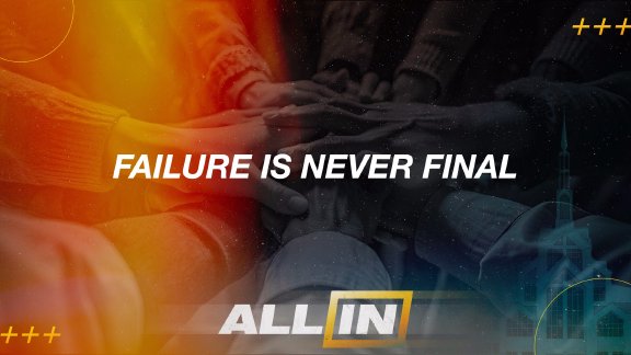 NCCOG • August 16 2026 • Kevin McGlamery • Failure is Never Final