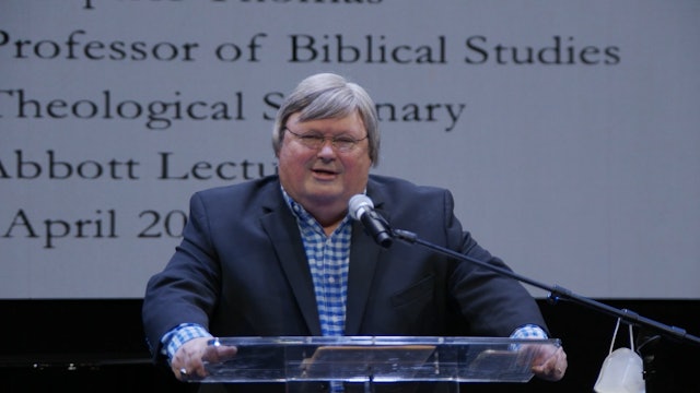 PTS Chapel Abbott Lecture 2021_Dr Chris Thomas