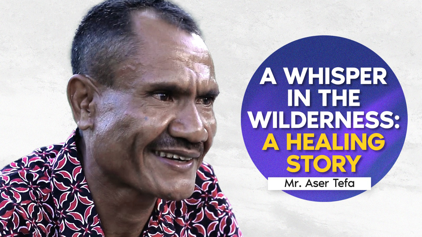 A WHISPER IN THE WILDERNESS, A HEALING STORY