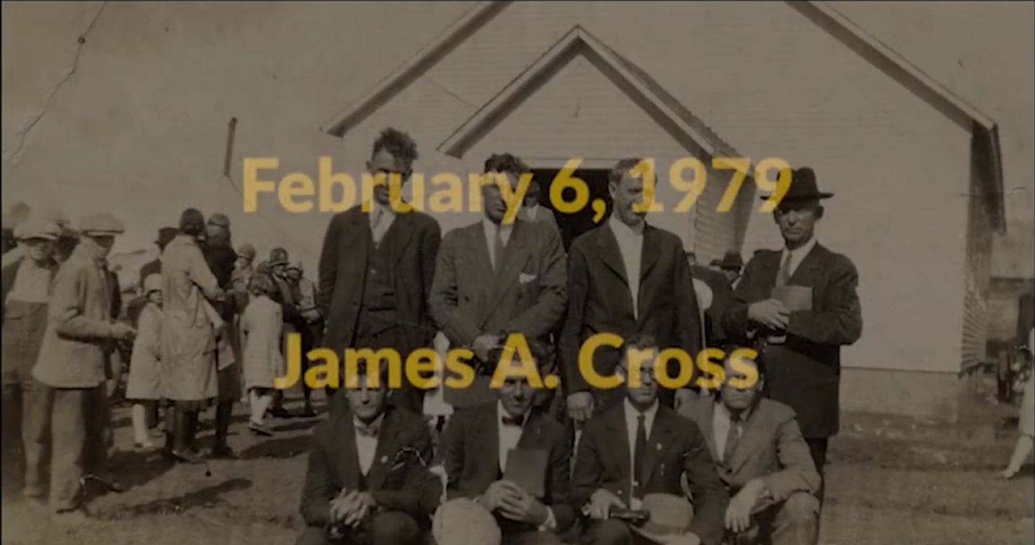 James A. Cross at Lee College Heritage Week — February 6, 1979