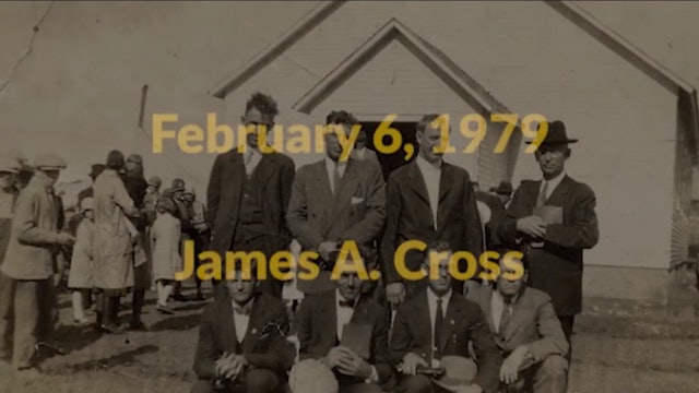 James A. Cross at Lee College Heritage Week — February 6, 1979
