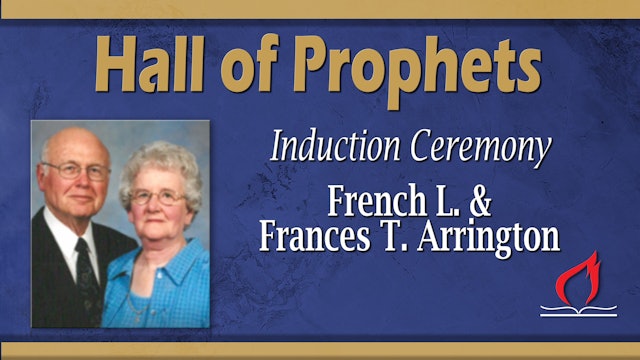 PTS Hall of Prophets French L. & Frances T. Arrington