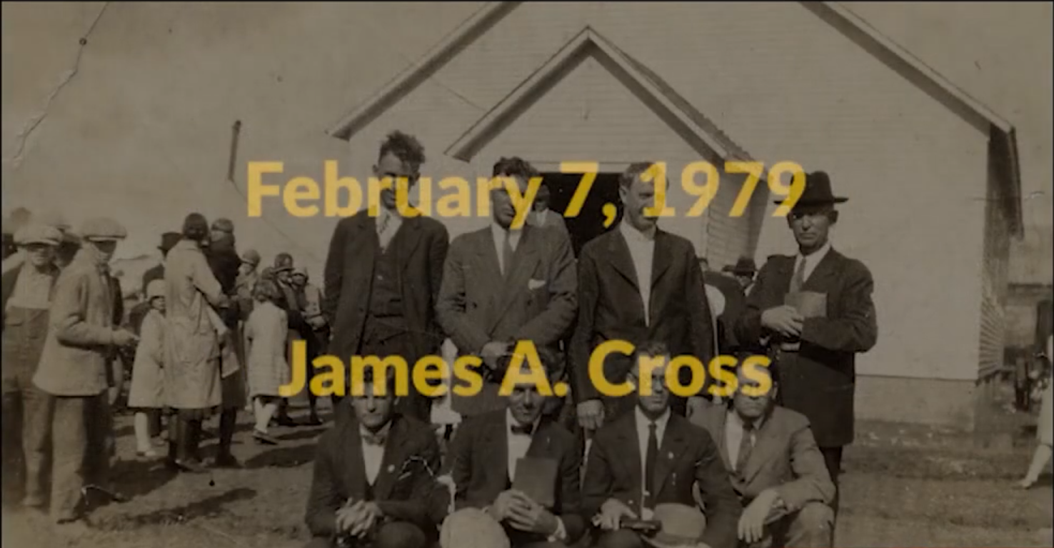 James A. Cross at Lee College Heritage Week — February 7, 1979