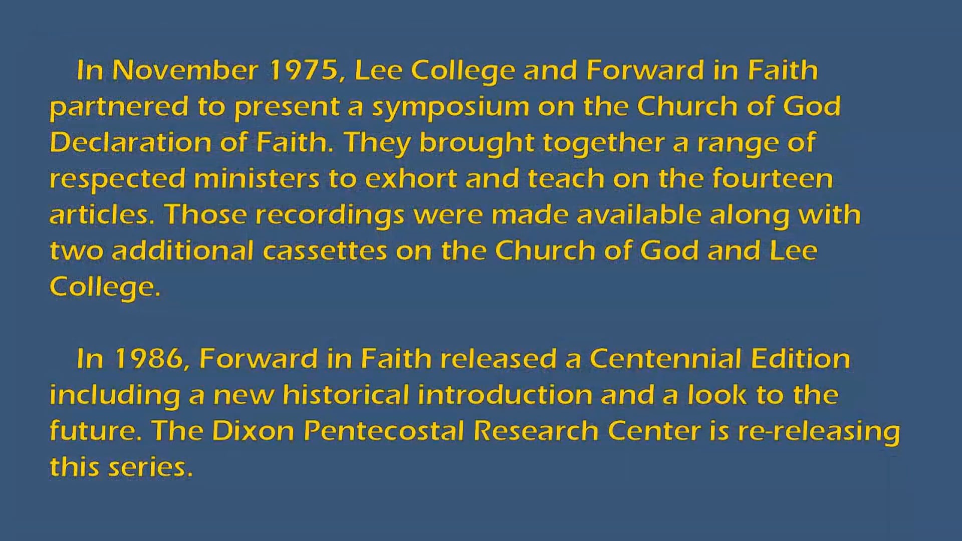 Church of God Declaration of Faith: Article VI - Sanctification