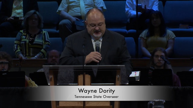Westmore COG - Message - Rev. Wayne Dority - Tennessee State Overseer